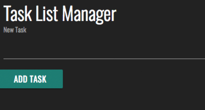 Task List Manager